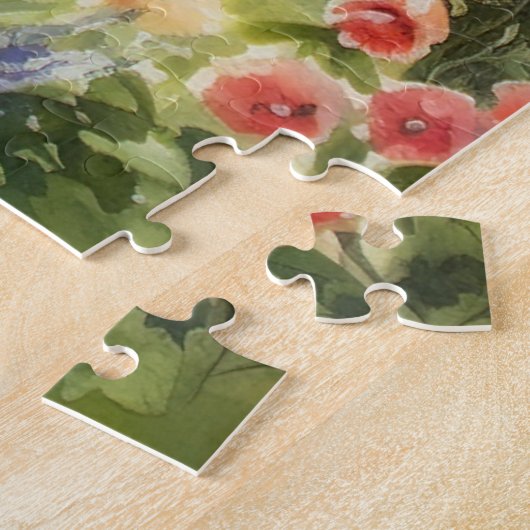 Victoriaans Engelse tuin Legpuzzel (Zijkant)