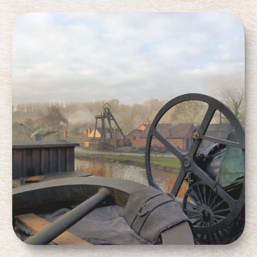 VICTORIAANS ENGLAND BIER ONDERZETTER (Voorkant)