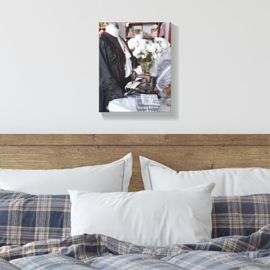 VICTORIAANS ENGLAND CANVAS AFDRUK (Insitu (Slaapkamer))