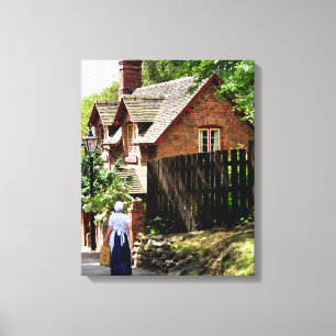 VICTORIAANS ENGLAND CANVAS AFDRUK