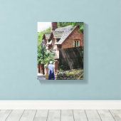 VICTORIAANS ENGLAND CANVAS AFDRUK (Insitu (Houten vloer))