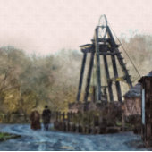 VICTORIAANS ENGLAND CANVAS AFDRUK