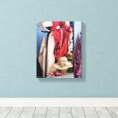 VICTORIAANS ENGLAND CANVAS AFDRUK (Insitu (Houten vloer))