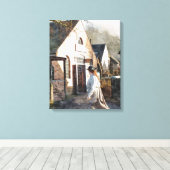 VICTORIAANS ENGLAND CANVAS AFDRUK (Insitu (Houten vloer))