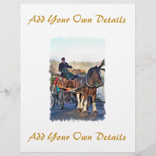 VICTORIAANS ENGLAND FLYER (Voorkant)