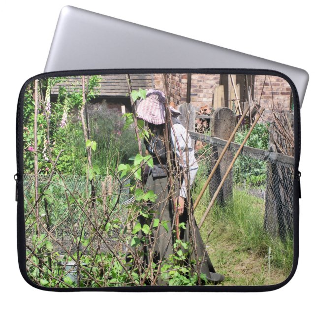 VICTORIAANS ENGLAND LAPTOP SLEEVE (Voorkant)