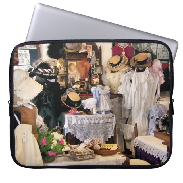 VICTORIAANS ENGLAND LAPTOP SLEEVE (Voorkant)