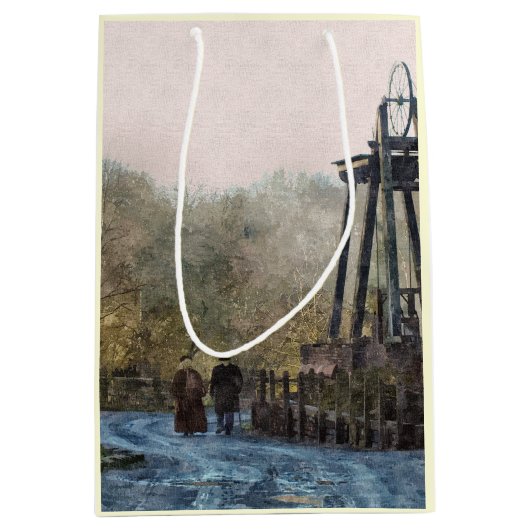 VICTORIAANS ENGLAND MEDIUM CADEAUZAKJE (Voorkant)