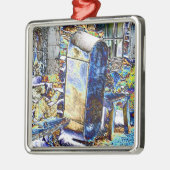 VICTORIAANS ENGLAND METALEN ORNAMENT (Links)