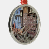 VICTORIAANS ENGLAND METALEN ORNAMENT (Rechts)