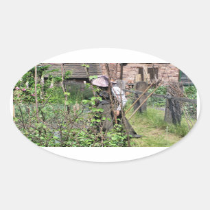 VICTORIAANS ENGLAND OVALE STICKER