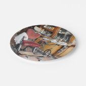 VICTORIAANS ENGLAND PAPIEREN BORDJE (Gekanteld)