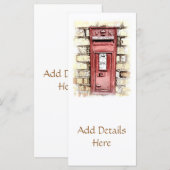 VICTORIAANS ENGLAND RACK KAARTEN (Voorkant / Achterkant)