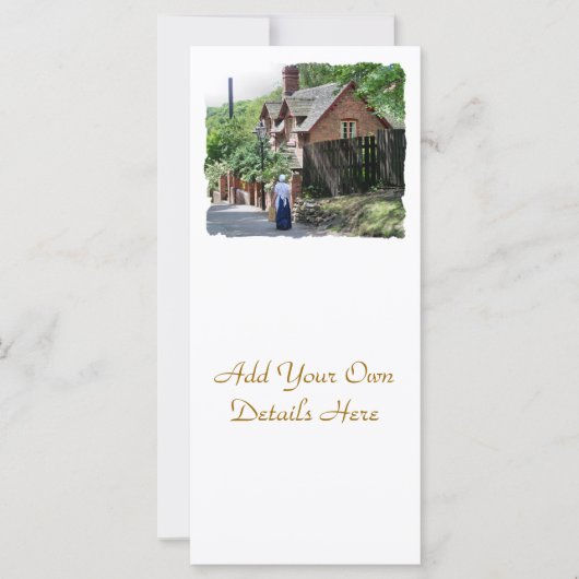 VICTORIAANS ENGLAND RACK KAARTEN (Voorkant)