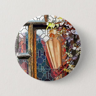 VICTORIAANS ENGLAND RONDE BUTTON 5,7 CM