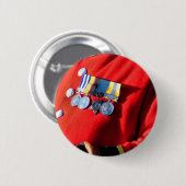 VICTORIAANS ENGLAND RONDE BUTTON 5,7 CM (Voorkant /achterkant)