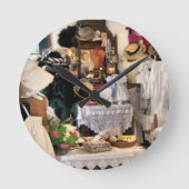 VICTORIAANS ENGLAND RONDE KLOK (Voorkant)