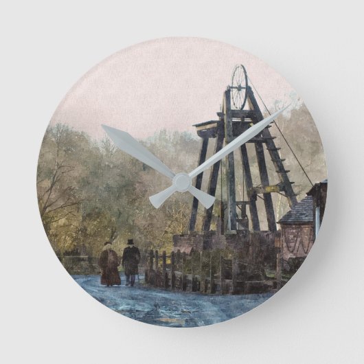 VICTORIAANS ENGLAND RONDE KLOK (Voorkant)