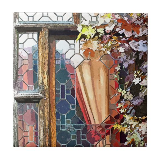 VICTORIAANS ENGLAND TEGELTJE (Voorkant)