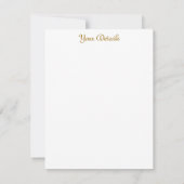 VICTORIAANS ENGLAND-uitnodiging (Achterkant)