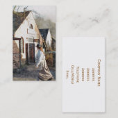 VICTORIAANS ENGLAND VISITEKAARTJE (Voorkant / Achterkant)