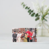 VICTORIAANS ENGLAND VISITEKAARTJE (Staand voorkant)