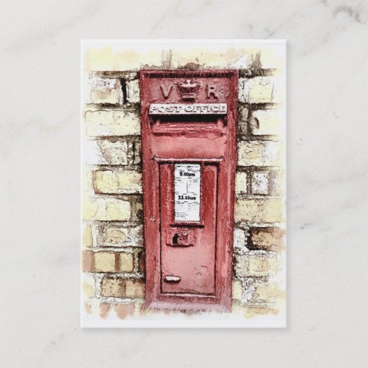 VICTORIAANS ENGLAND VISITEKAARTJE (Voorkant)