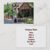 VICTORIAANS ENGLAND VISITEKAARTJE (Voorkant / Achterkant)