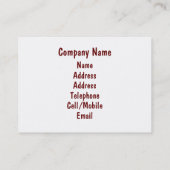 VICTORIAANS ENGLAND VISITEKAARTJE (Achterkant)