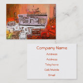 VICTORIAANS ENGLAND VISITEKAARTJE (Voorkant / Achterkant)