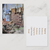 VICTORIAANS ENGLAND VISITEKAARTJE (Voorkant / Achterkant)