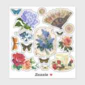 Victoriaans Ephemera set - Marple Hall Sticker (Vel)