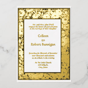 Victoriaans Era 1898 Roos wijngrens Folie Uitnodiging