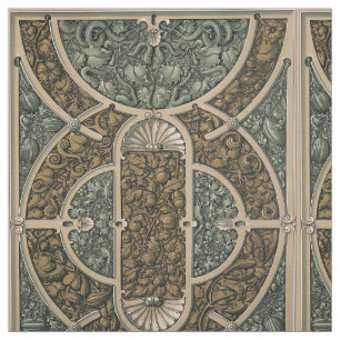 Victoriaans ERA Art Nouveau Foliage van Anton Sede Stof