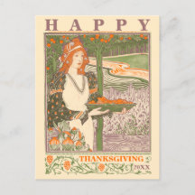 Victoriaans ERA Art Nouveau Thanksgiving