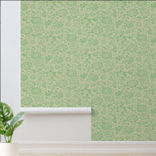 Victoriaans Era Bloemen Chintz Print Patroon Behang