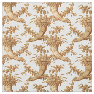  Victoriaans Era Cornucopia Fruit Damask Stof