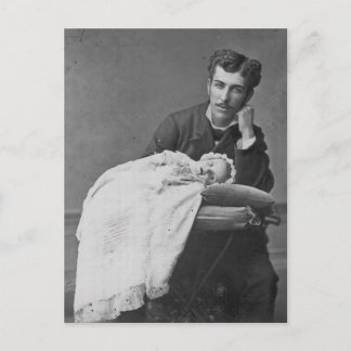 Victoriaans Era Death Photo Briefkaart