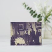 Victoriaans Era Death Photo Briefkaart (Staand voorkant)