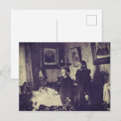 Victoriaans Era Death Photo Briefkaart (Voorkant / Achterkant)