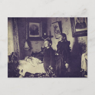 Victoriaans Era Death Photo Briefkaart