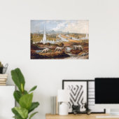 Victoriaans Era Dinosaur Print (Thuiskantoor)