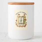  Victoriaans Era Food Label Sjabloon Voedselcontainer Etiket (Voorkant)