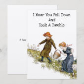 Victoriaans Era Jack & Jill van Kate Greenaway (Voorkant / Achterkant)