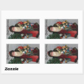 Victoriaans Era Santa Kerst sticker (Vel)