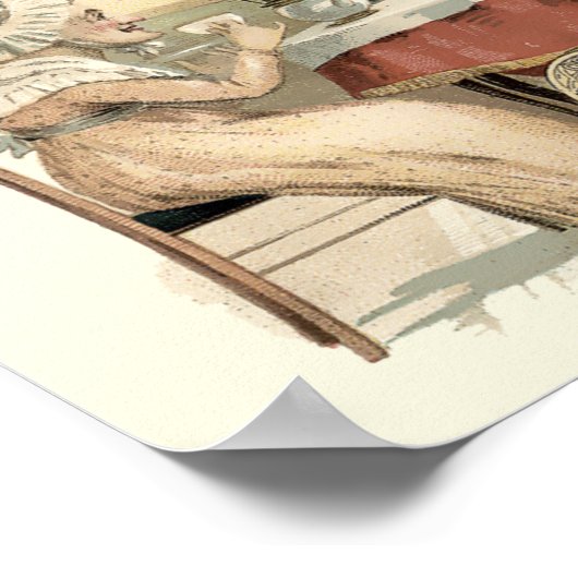 Victoriaans ERA Tea Party AD Poster (Hoek)