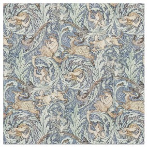  Victoriaans Era Wood Notes van Walter Crane Stof
