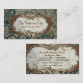 Victoriaans esthetisch Visitekaartje (Voorkant / Achterkant)