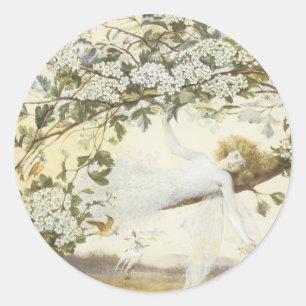 Victoriaans Faerie Sticker - Baby Fae