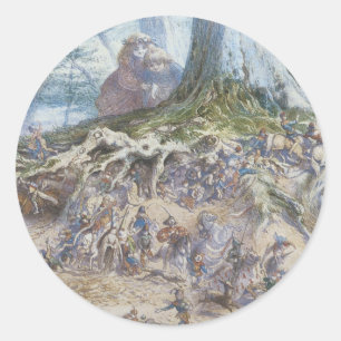 Victoriaans Faerie Sticker - Kinder Wonder